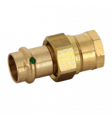 Муфта разъемная пресс-В 18 х 1/2", бронза Sanpress Viega 283384