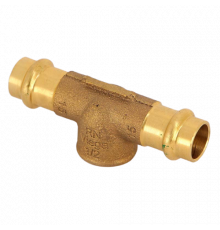 Тройник пресс-В 15 х 1/2" х 15, бронза Sanpress Viega 115630
