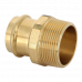 Муфта пресс-Н 35 х 1 1/4", бронза Sanpress Viega 110352