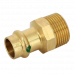 Муфта пресс-Н 15 х 3/4", бронза Sanpress Viega 287764