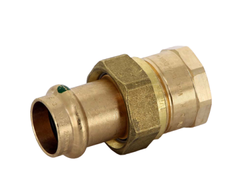 Муфта разъемная пресс-В 22 х 3/4", бронза Sanpress Viega 125318