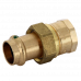 Муфта разъемная пресс-В 22 х 3/4", бронза Sanpress Viega 125318