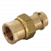 Муфта разъемная пресс-В 22 х 3/4", бронза Sanpress Viega 125318