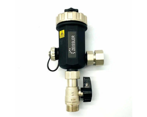 Фильтр-шламоотделитель с магнитом для настенных котлов 3/4" ZEISSLER ZSf.308.0105