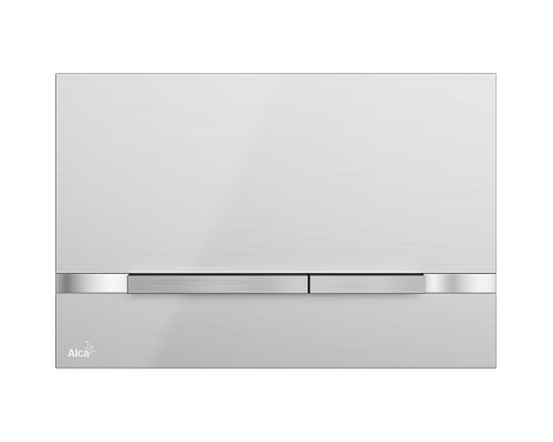 Клавиша смыва AlcaPlast STRIPE-INOX мат/глянец