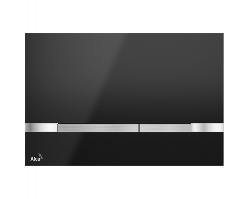 Клавиша смыва AlcaPlast STRIPE-BLACK, черный