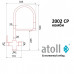 Кран комбинированный (хол/гор + питьевая) atoll 2002-CP (хром) ATOFCM891