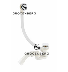 Автоматический сливы-перелив для ванны Grocenberg GB230W Белый GB230W
