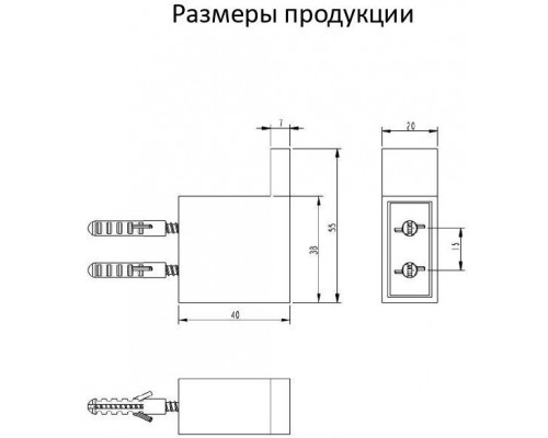 Крючок одинарный Grocenberg AC0017 (Матовое золото)