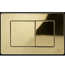Кнопка смыва для унитаза (металл) GROCENBERG KM3080GO золото