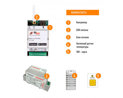 Контроллер MyHeat GSM