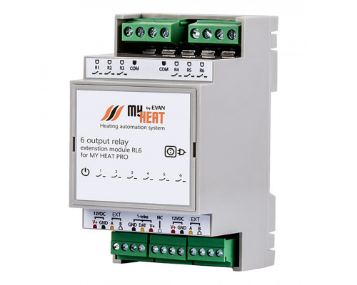 Релейный блок расширения MyHeat RL6
