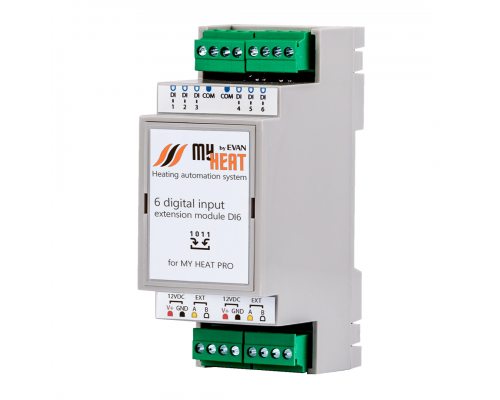 Дискретный блок расширения MyHeat DI6