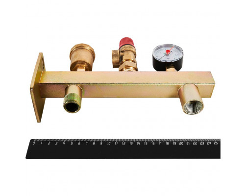 Группа подключения мембранного бака ROMMER 3 бар, 3/4 RVS-0006-013020