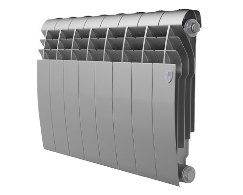 Радиатор Royal Thermo 350 х 8 секций BiLiner Silver Satin биметаллический секционный