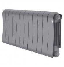 Радиатор биметаллический Royal Thermo Infinity 300 Silver Satin - 12 секционный (НС-1683522 РОЯЛ ТЕРМО)