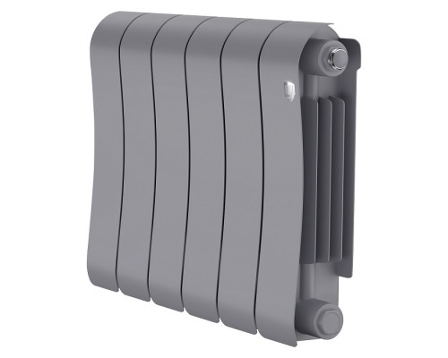 Радиатор биметаллический Royal Thermo Infinity 300 Silver Satin - 6 секционный (НС-1683696 РОЯЛ ТЕРМО)