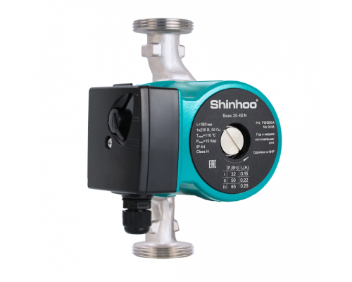 Циркуляционный насос BASIC 25-4S N 180 1x230V Shinhoo  71212004