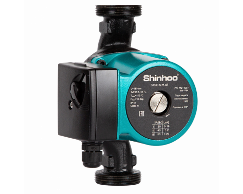 Циркуляционный насос BASIC S 25-6S 130 1x230V Shinhoo