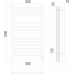 Ватикан П12 500х1000 электро (sensor quick touch) Полотенцесушитель TERMINUS) крашеные