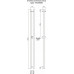 Стойка электро DUO круг1600 КС RAL 9005 матовый TERMINUS