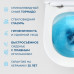 Унитаз BelBagno Uno BB5177CH-TOR/SC подвесной, безободковый, сиденье с микролифтом, белый
