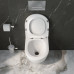 Унитаз BelBagno Uno BB5177CH-TOR/SC подвесной, безободковый, сиденье с микролифтом, белый