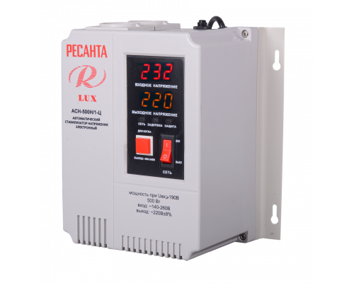 Стабилизатор Ресанта АСН-500Н/1-Ц LUX