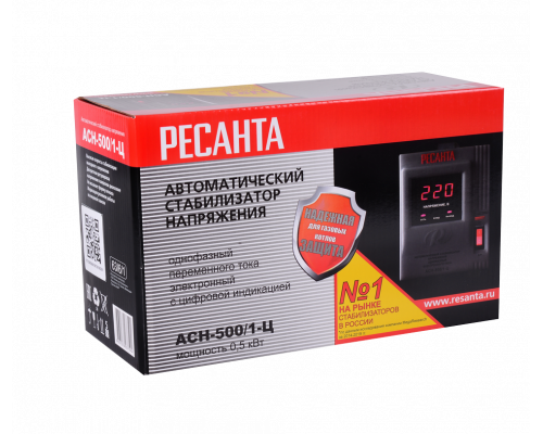 Стабилизатор напряжения РЕСАНТА АСН-500/1-Ц