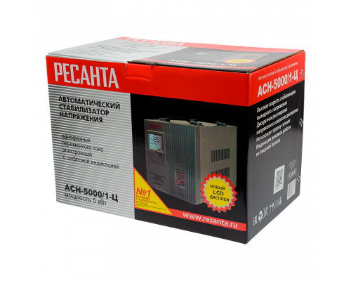 Стабилизатор напряжения РЕСАНТА АСН-5000/1-Ц